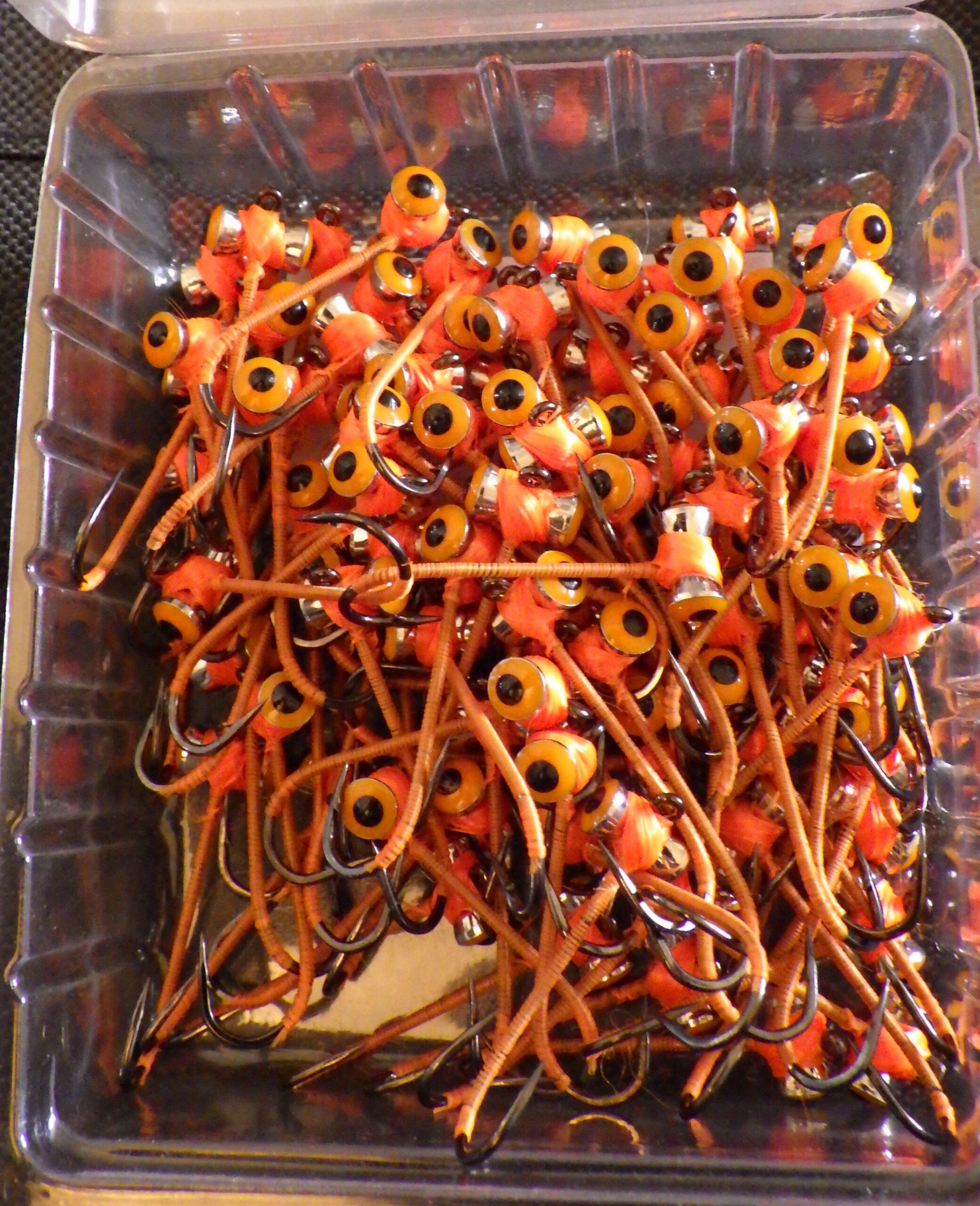 100 Future Beaded Ghost Shrimp Flies